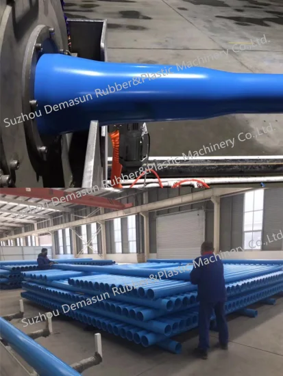 Proceso de fabricación de tubería de PVC orientado clase 450 Línea de extrusión de PVC-O Máquina de plástico Máquina de extrusión de tubería de PVC-O Máquina de tubería de Opvc